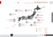 Географическое размещение инновационных кластеров в Японии